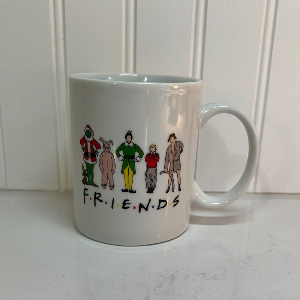 Friends White Christmas Movie Ceramic Mug